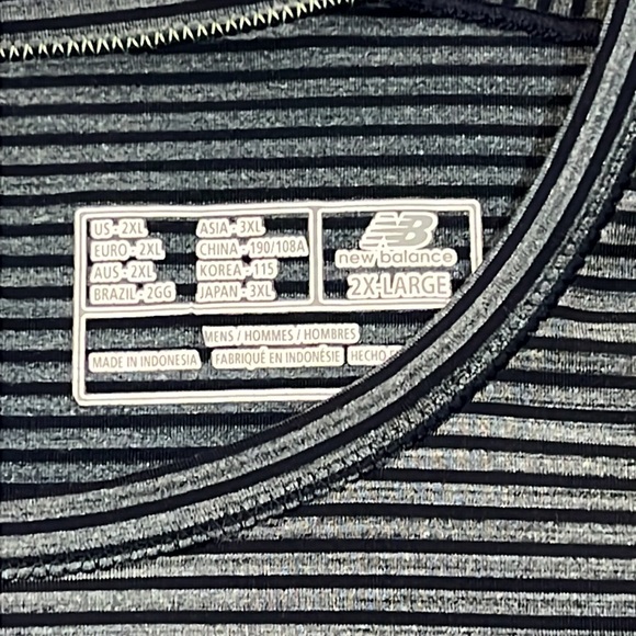 NEW BALANCE B DRY TEE XXL - Picture 3 of 6